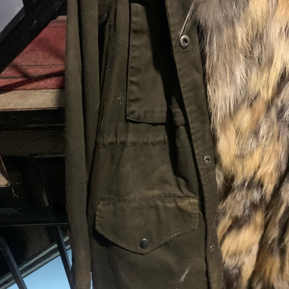 Jocelyn Top Gun In Natural - Size m. Removable fur lining- can wear separately - Picture 7 of 9